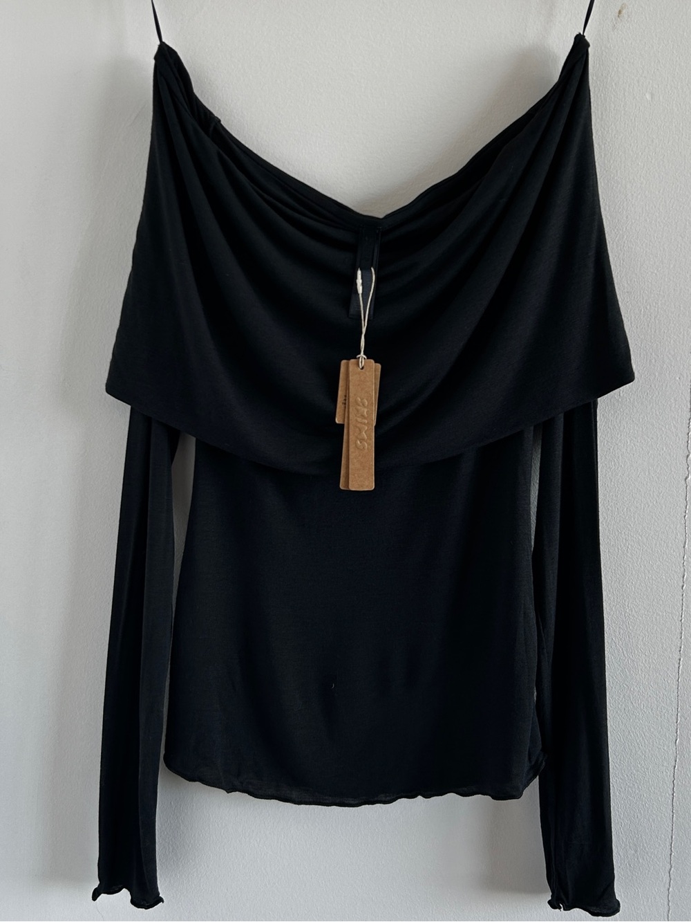 Skims Sheer Modal Off the Shoulder Top